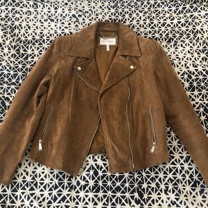 Brown suede jacket